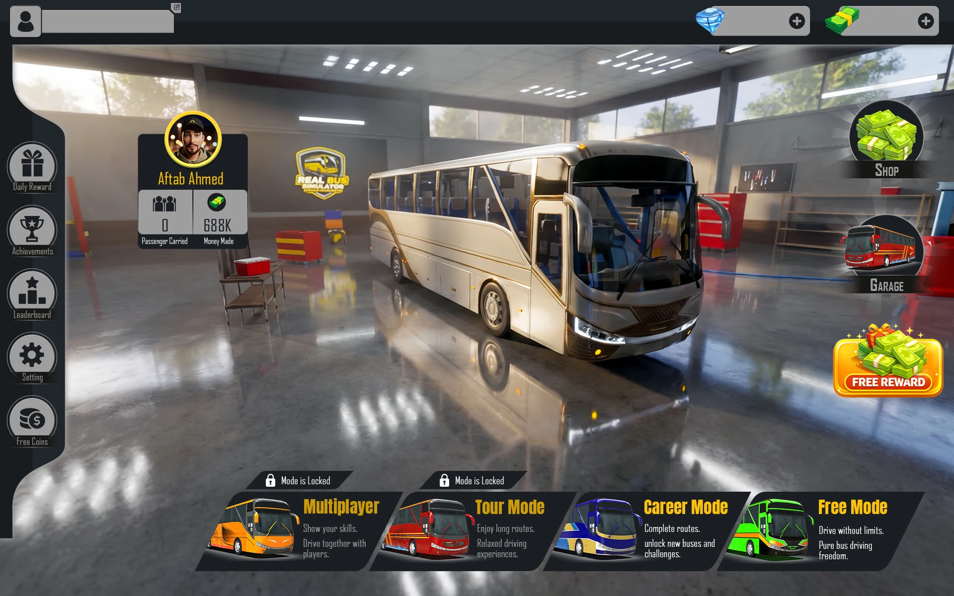 Bus Driving Simulator Game USA screenshot